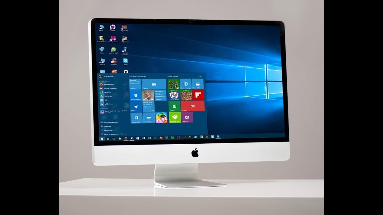 iMac z systemem Windows