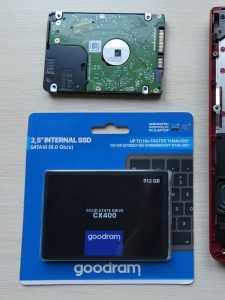 Wymian dysku HDD na SSD