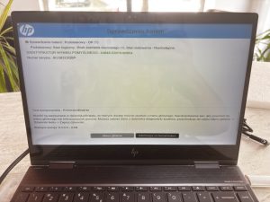 HP Envy brak ładowania