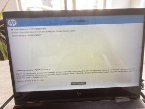 HP Envy brak ładowania