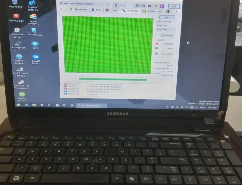 Naprawa laptopa Samsung – objawy wirusa okazały się uszkodzeniem dysku HDD
