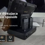 Stacja dokująca Dell Rugged 12 do tabletów 7202, 7212 i 7220 – ładowanie baterii, porty i Battery Hot Swap
